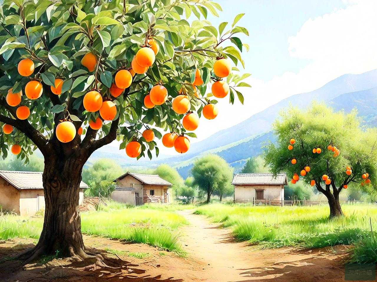 院子里栽柿子树好不好