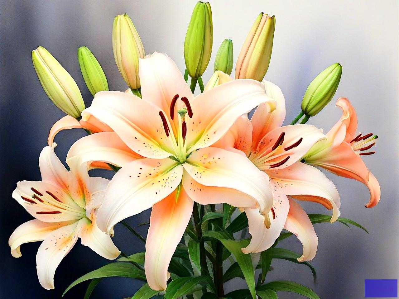 百合花养多久才能开花