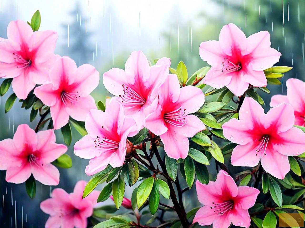 春天杜鹃花可以淋雨吗