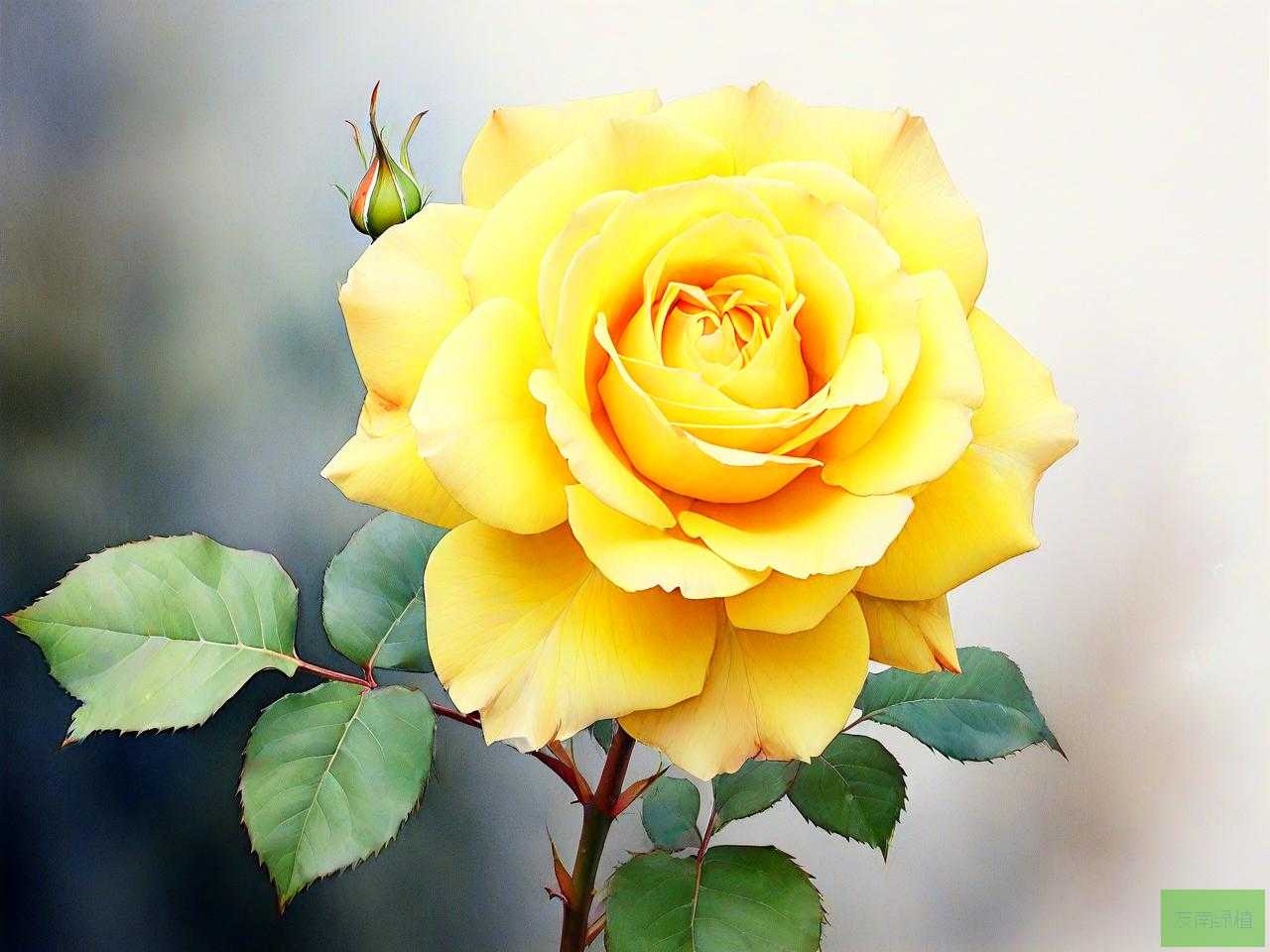 黄月季花语象征与寓意