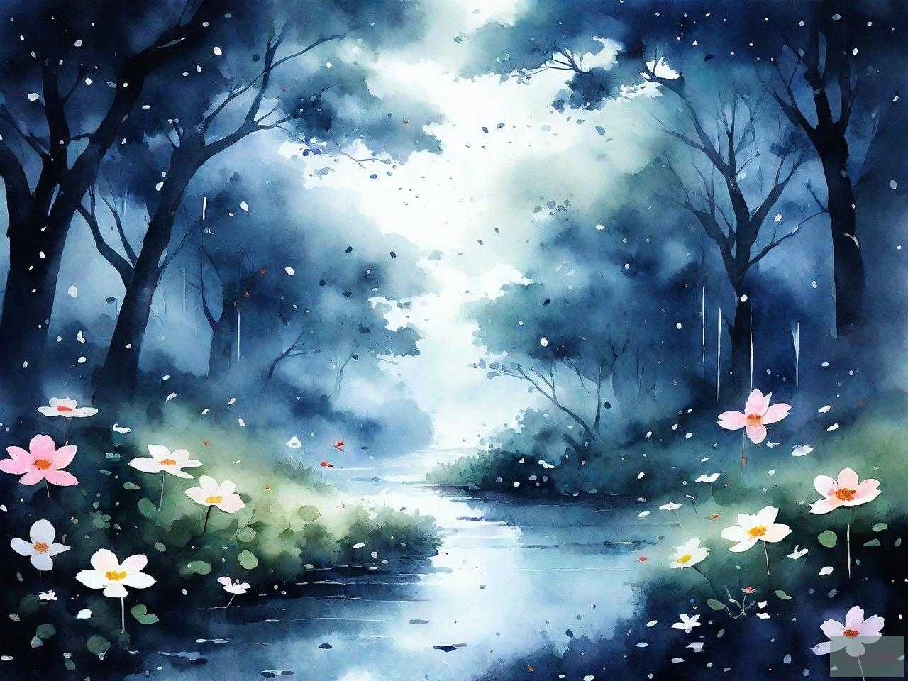 夜来风雨声花落知多少是什么季节的诗
