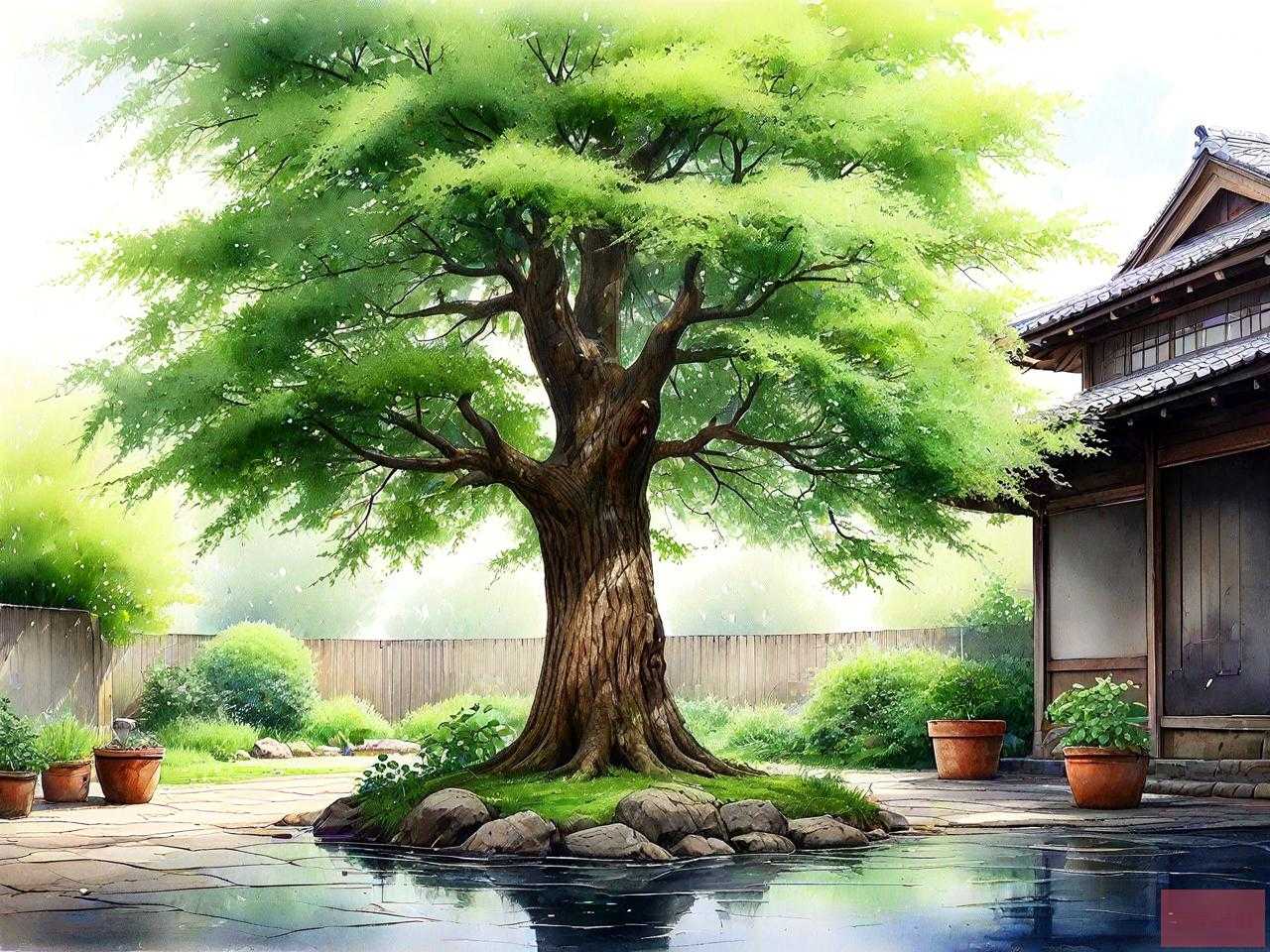庭院种什么树最旺风水