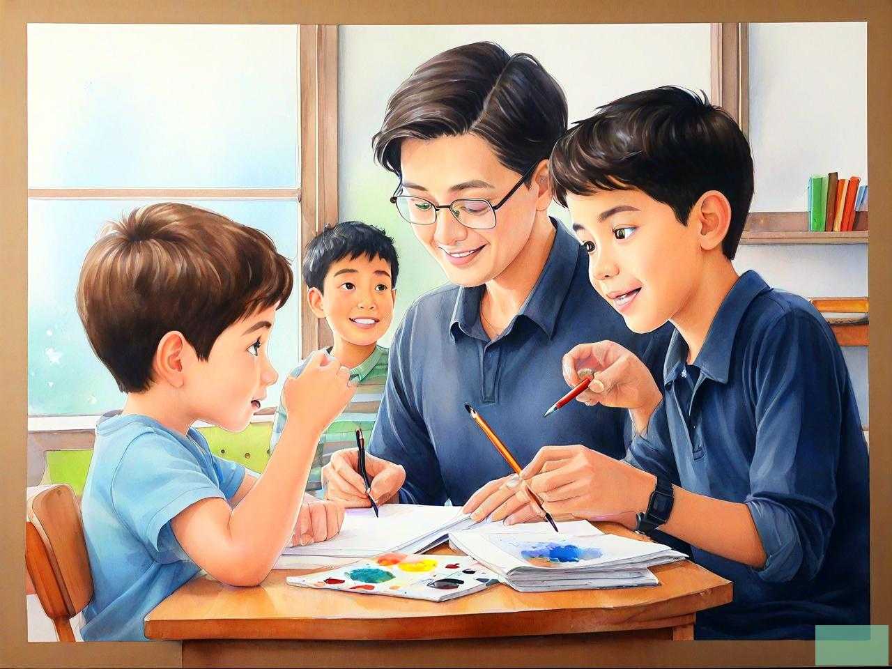 老师送给男学生的礼物