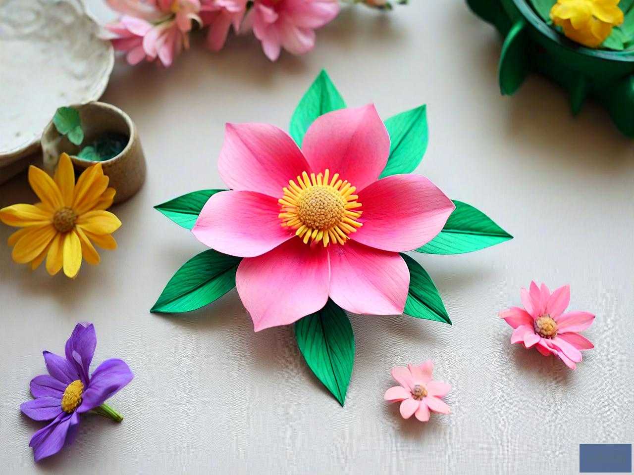 手工立体花朵制作方法