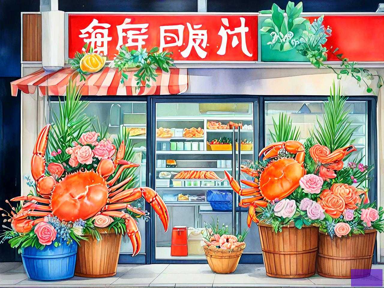 海鲜店开业送什么花篮