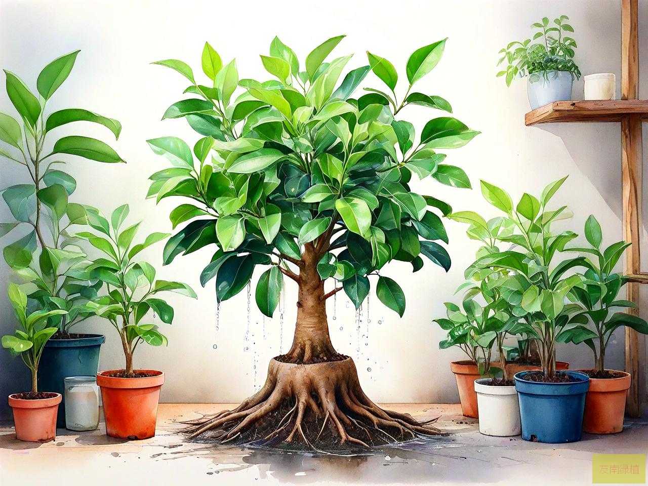 幸福树的水培养殖方法