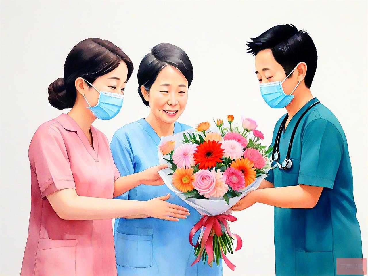 庆祝病人出院送什么花