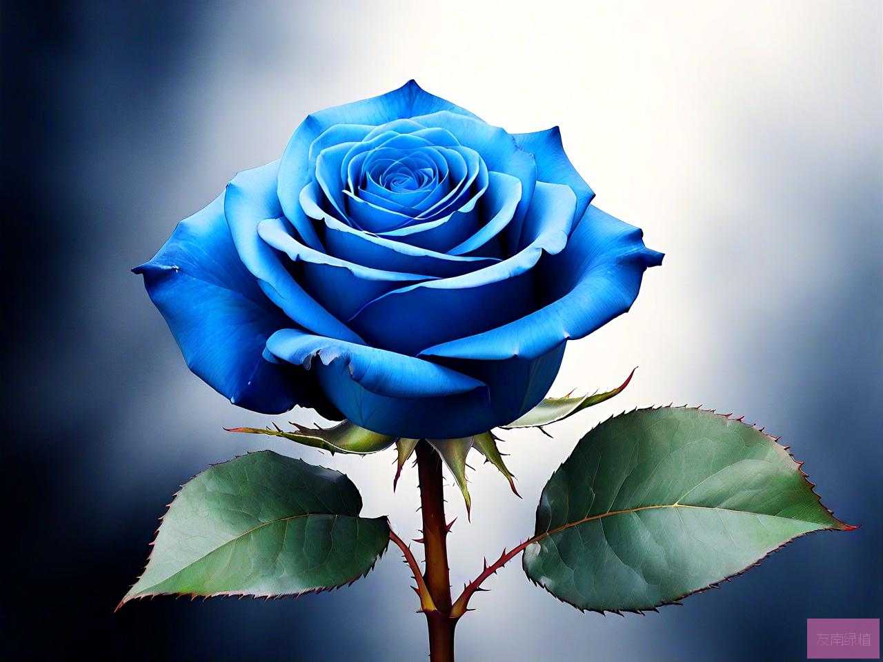 蓝玫瑰花语象征与寓意