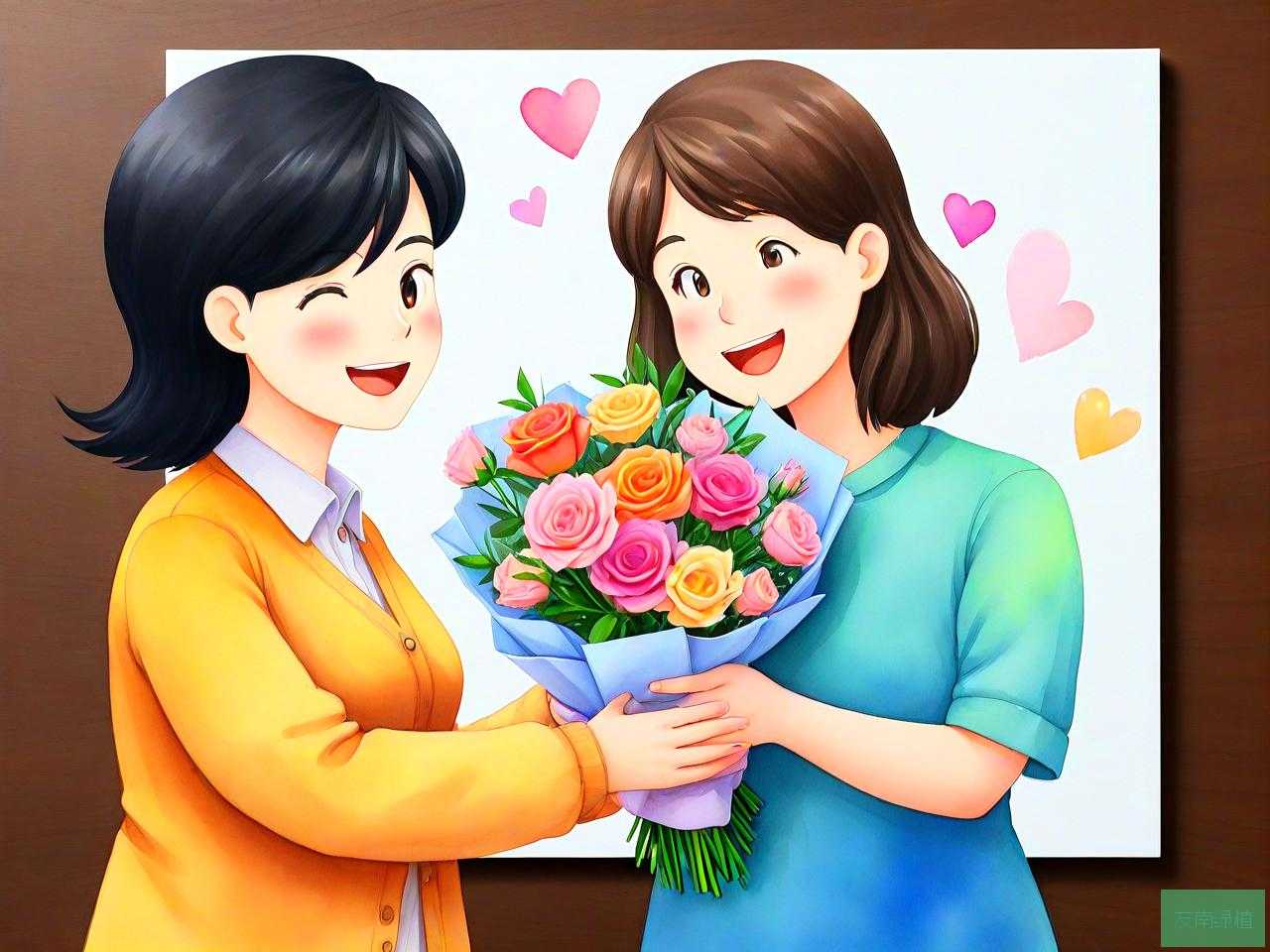 送花给老师应该说什么