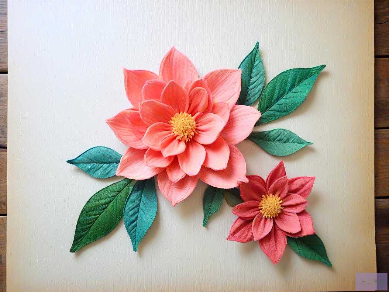 手工布料花朵制作方法