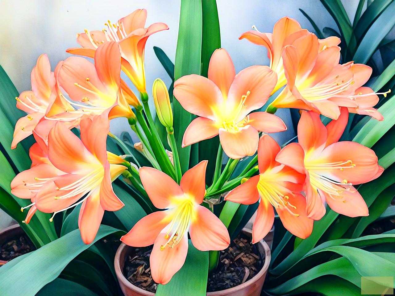 开花的君子兰怎样浇水