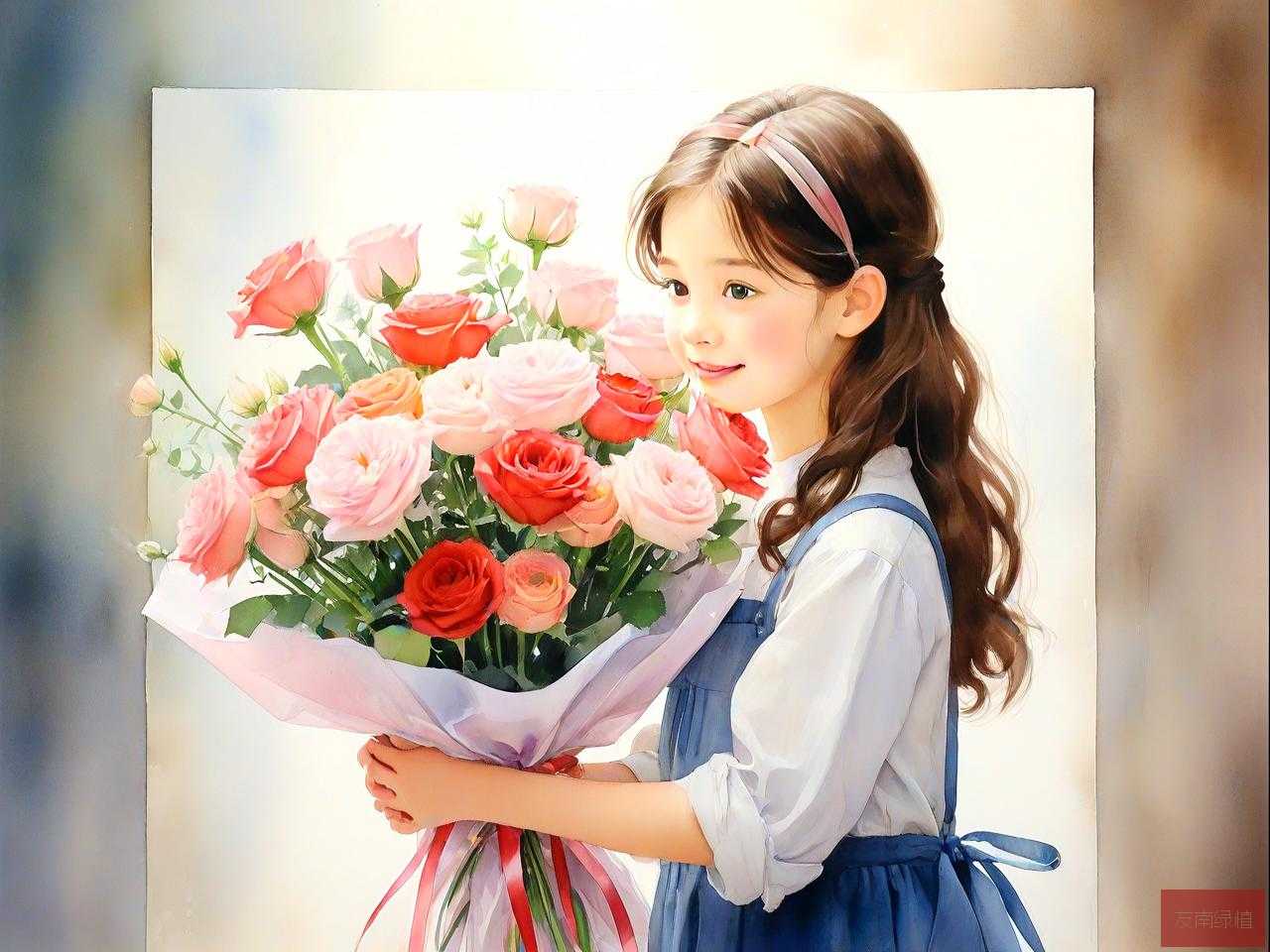 女孩子生日送什么花好