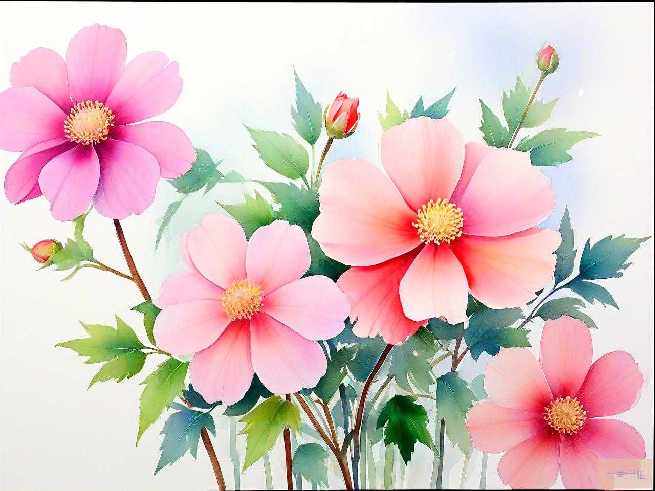 花开放的样子写一段话