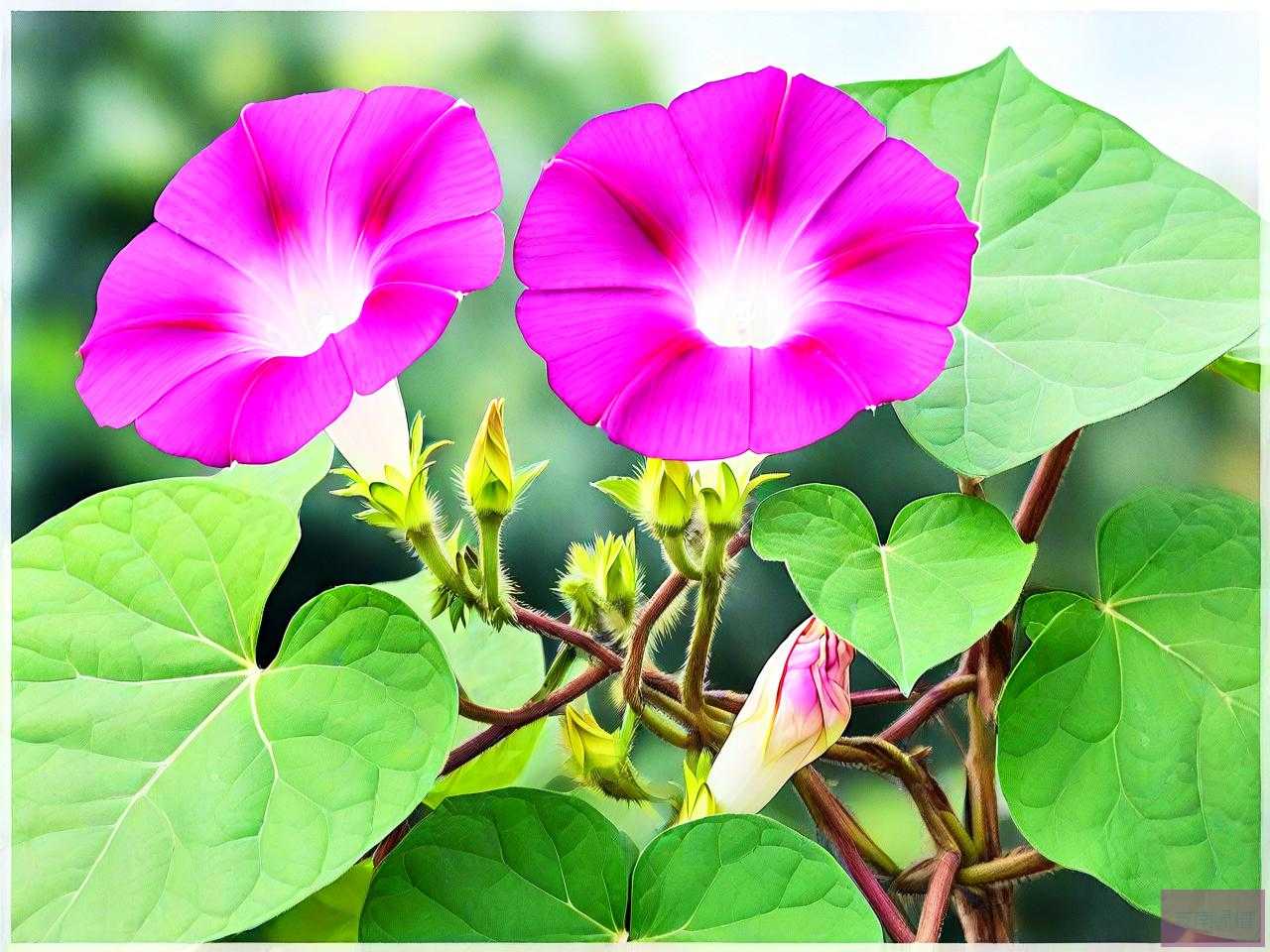 牵牛花的根有什么特点