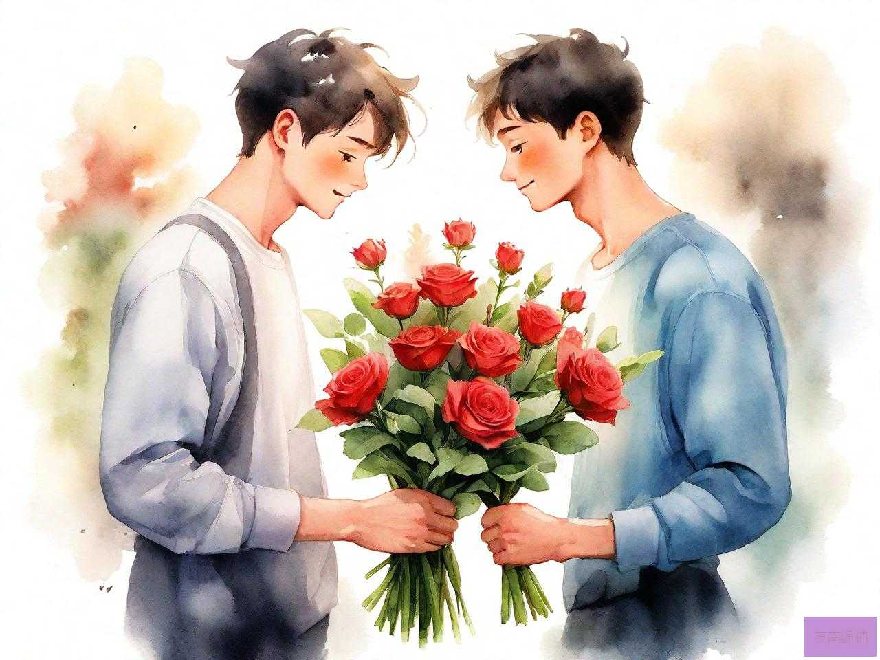 给男朋友买什么花