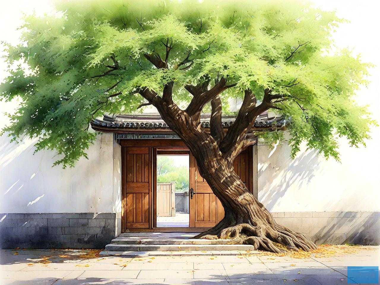 梧桐树正对大门口好吗