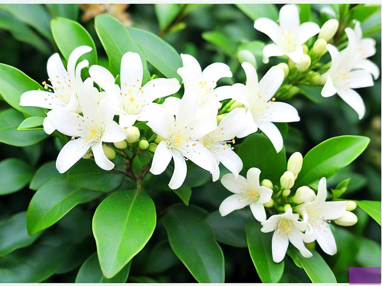 九里香叶片多大能开花
