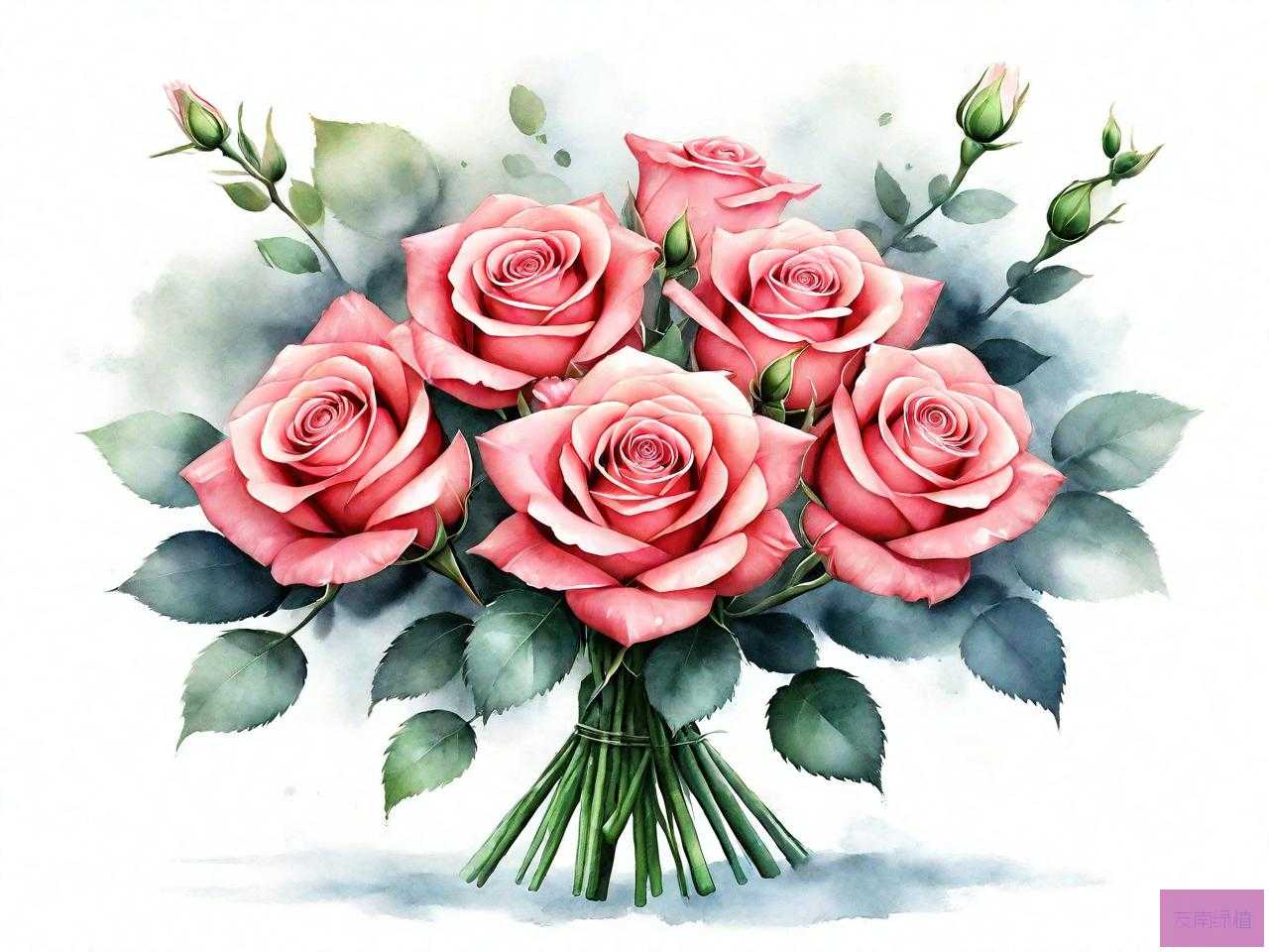 爱莎玫瑰花束