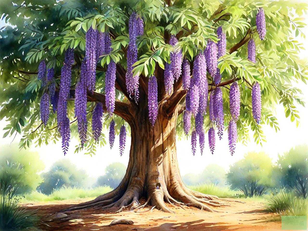 《高大的皂荚树》课文