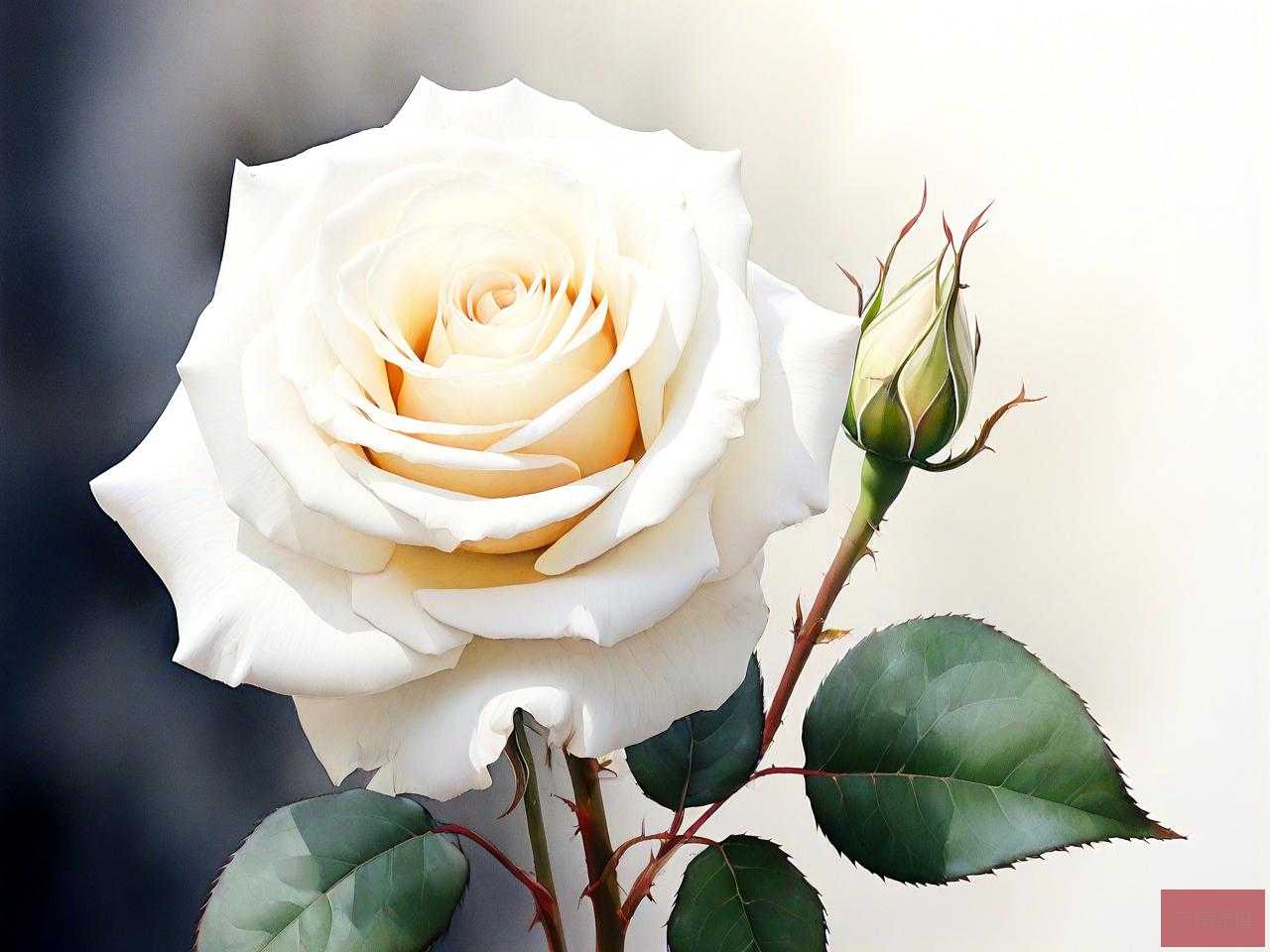 白色玫瑰花最火的一句