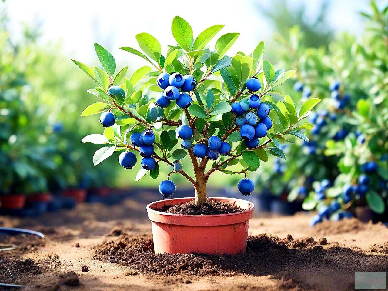 盆栽蓝莓树苗怎么种植