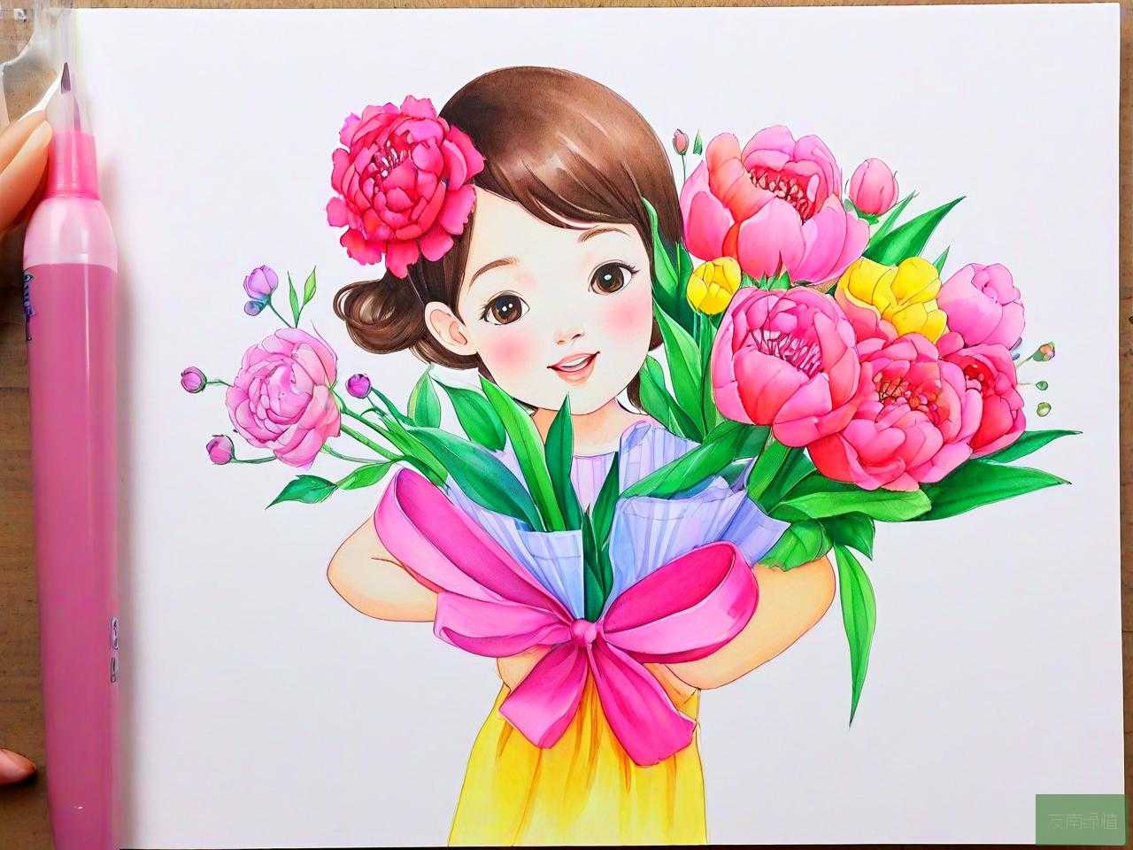 6岁女儿生日送什么花
