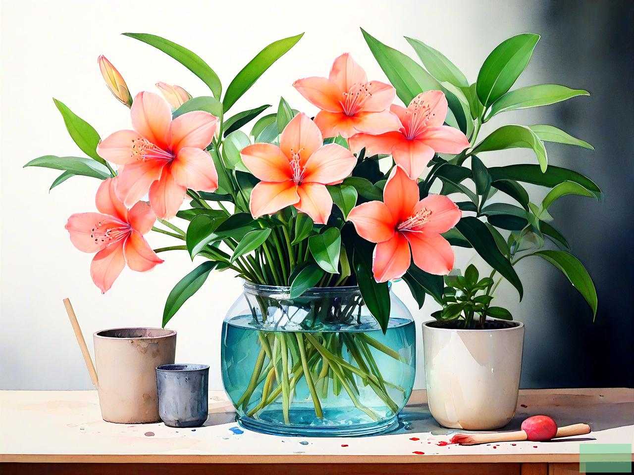 适合水养的室内植物花