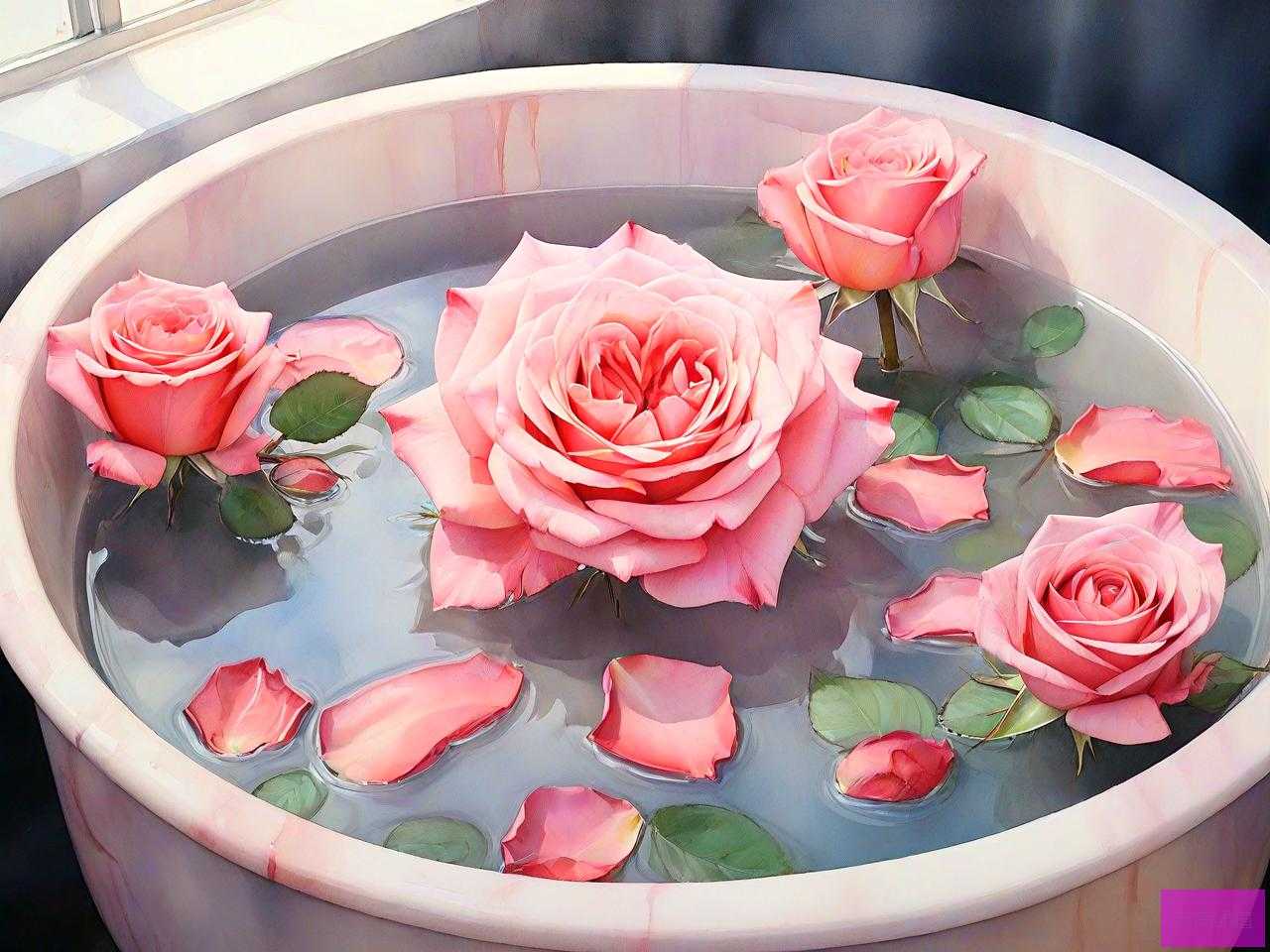 玫瑰花浴的效果是什么