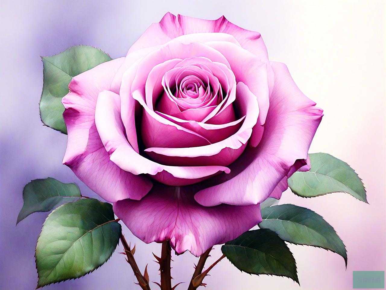 紫粉色玫瑰花代表什么