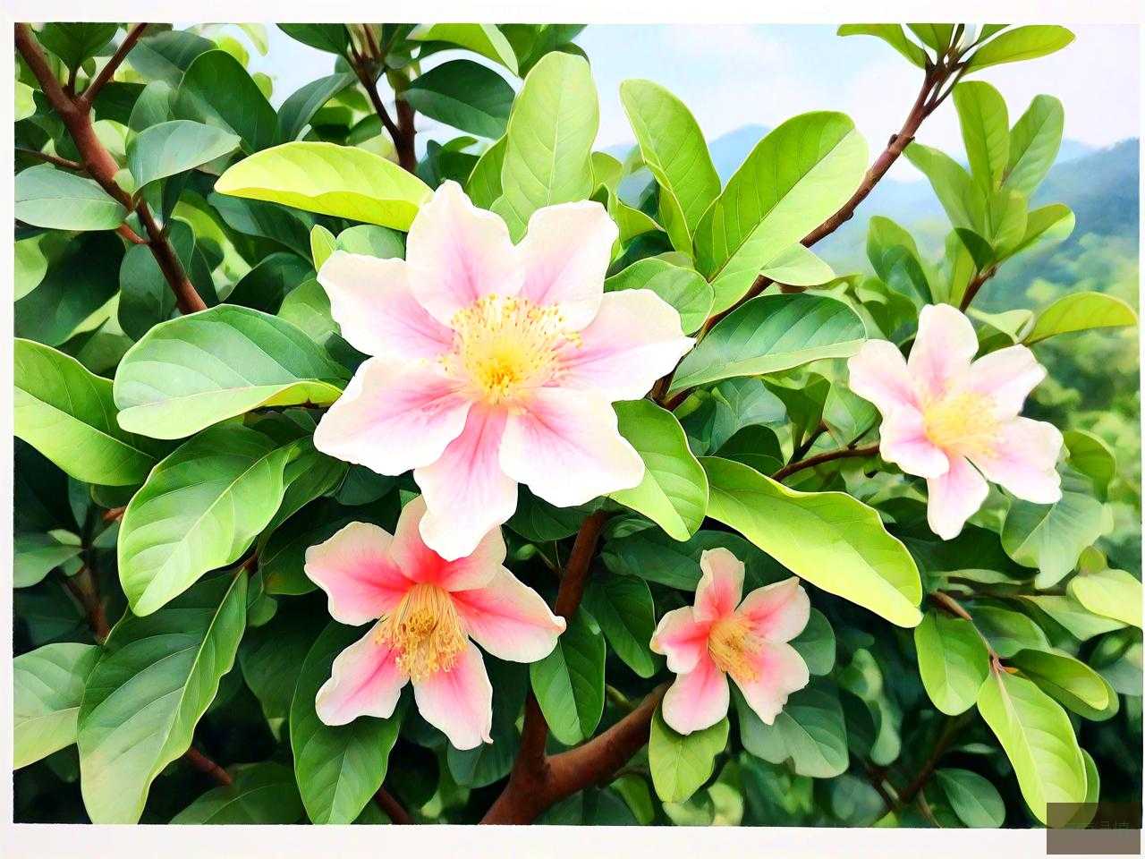 番石榴树什么时候开花