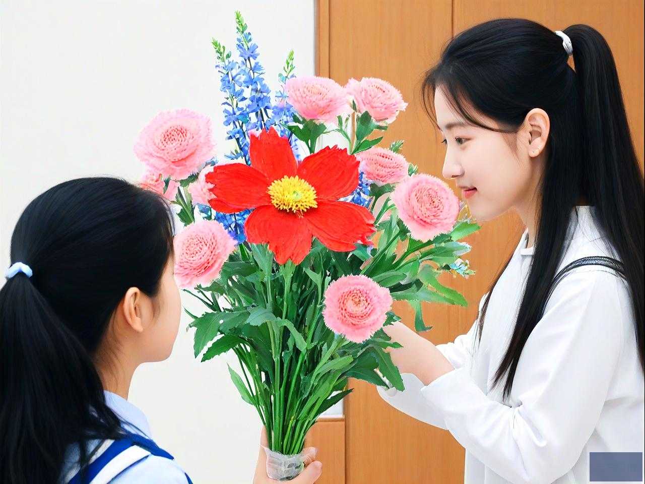学生送给老师什么花好