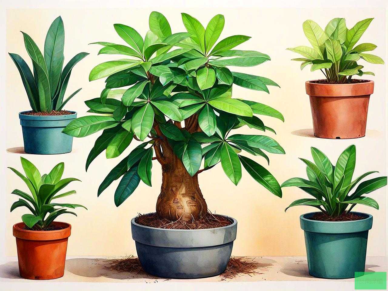 养护发财树的各种技巧