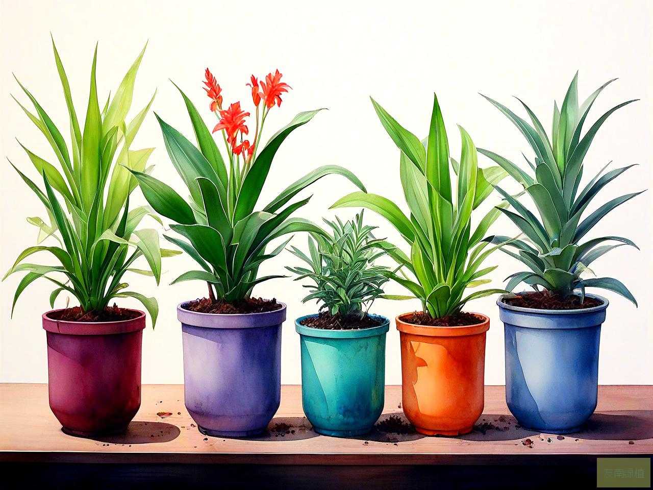 负离子小植物种植过程