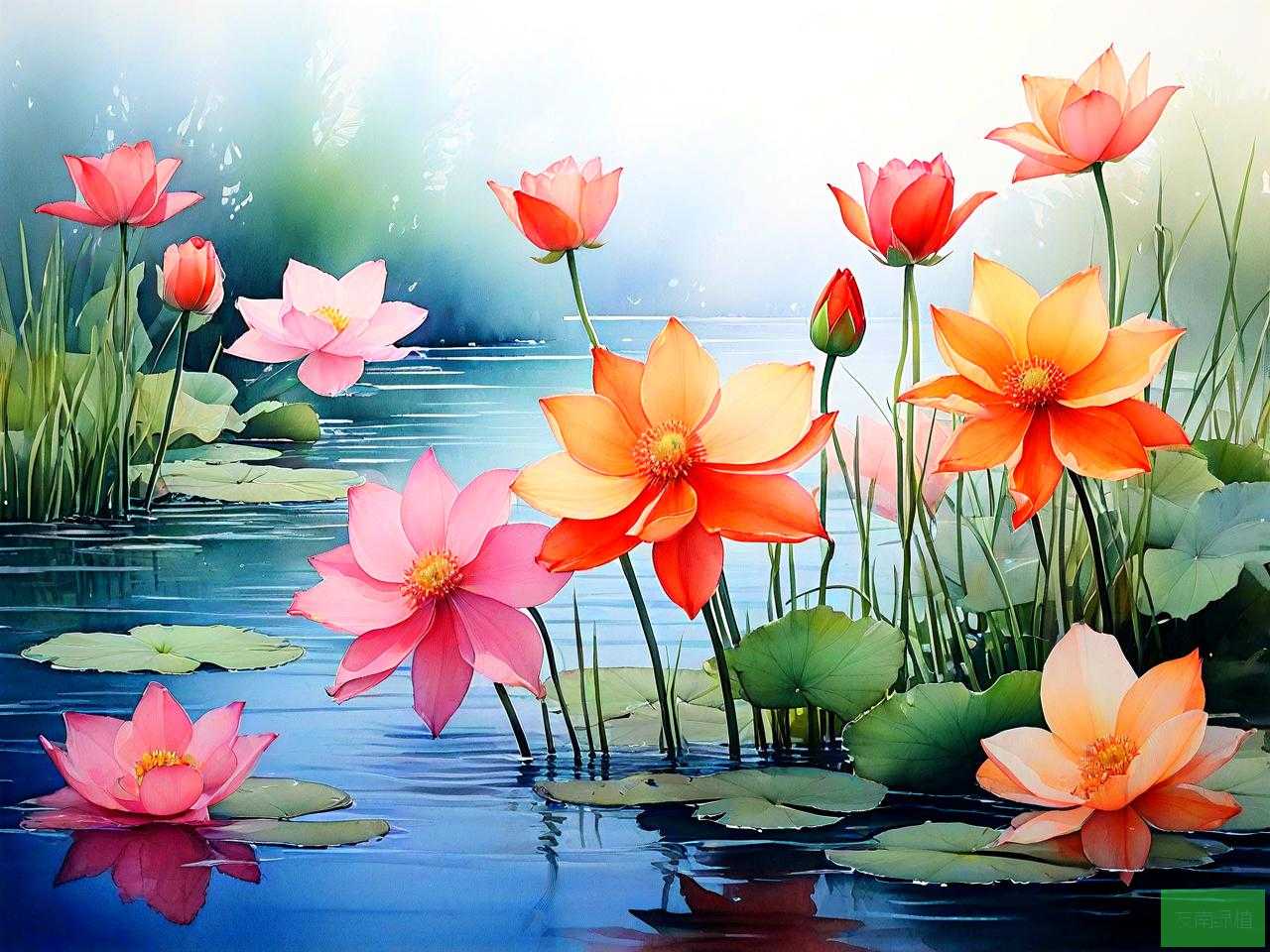 在水里面养的花有哪些