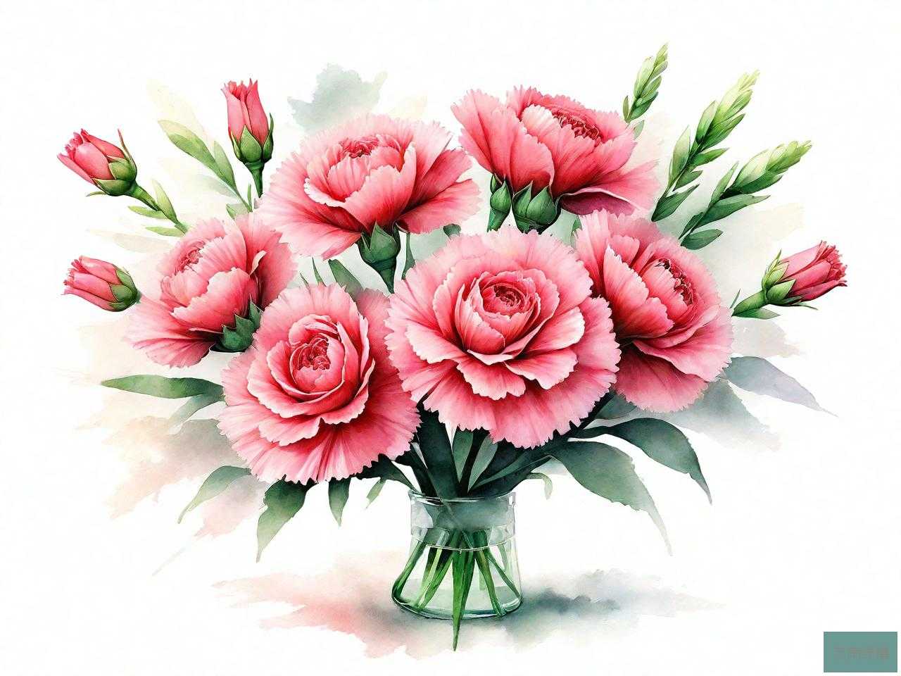 母亲节康乃馨鲜花花束