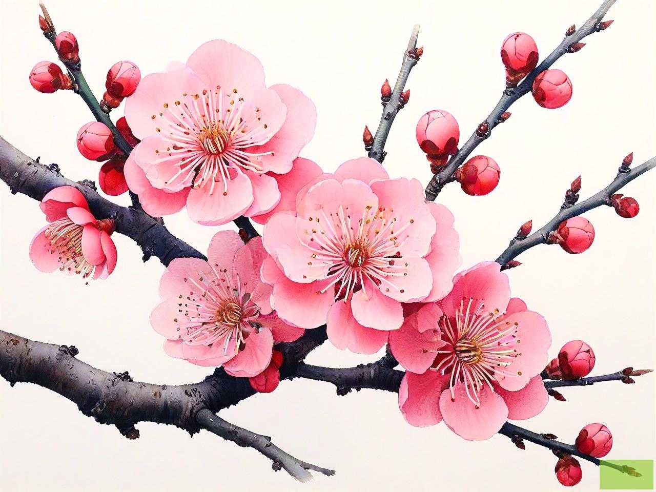 含有梅花花名的古诗句