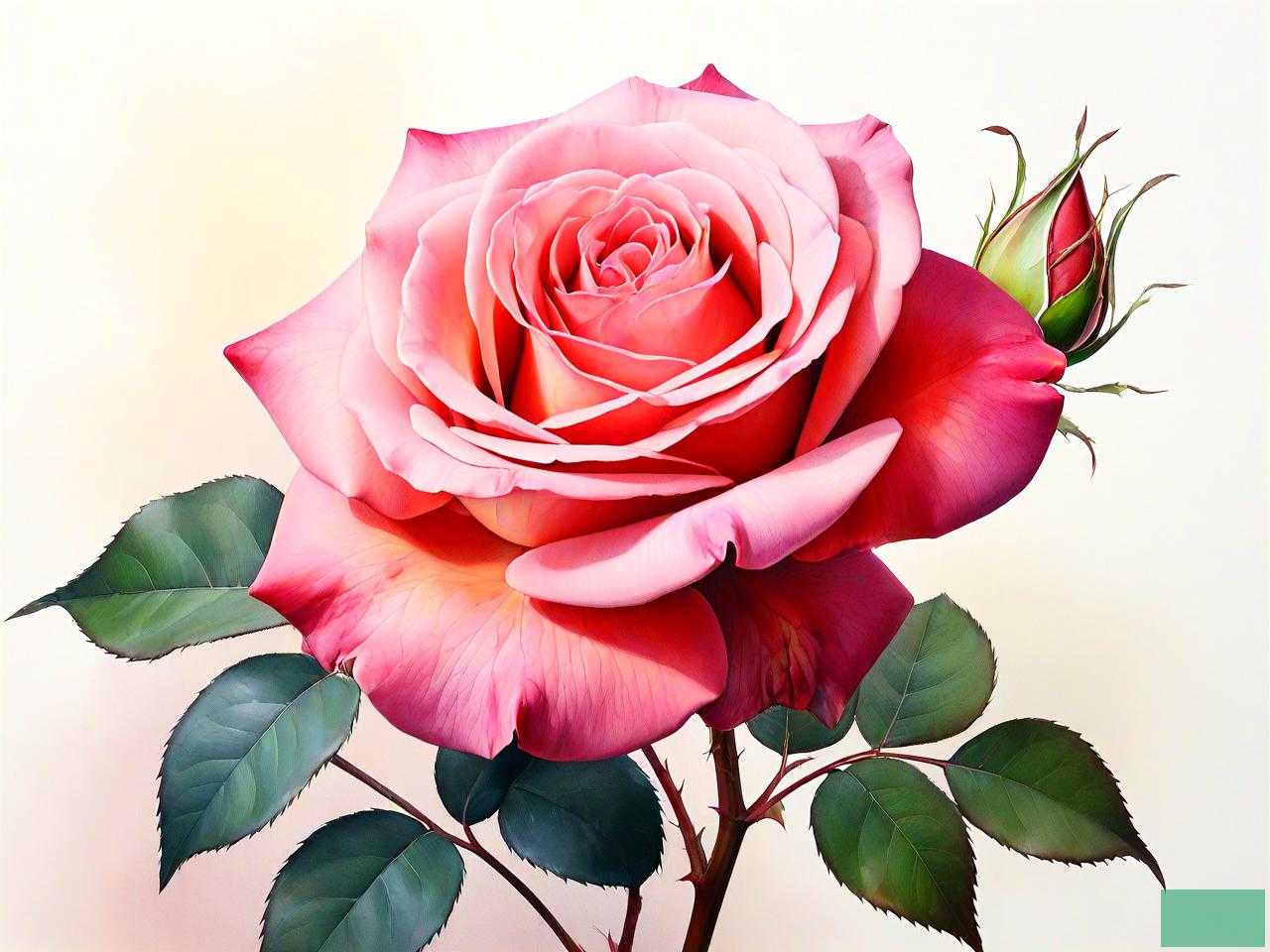 关于玫瑰花的颜色描写