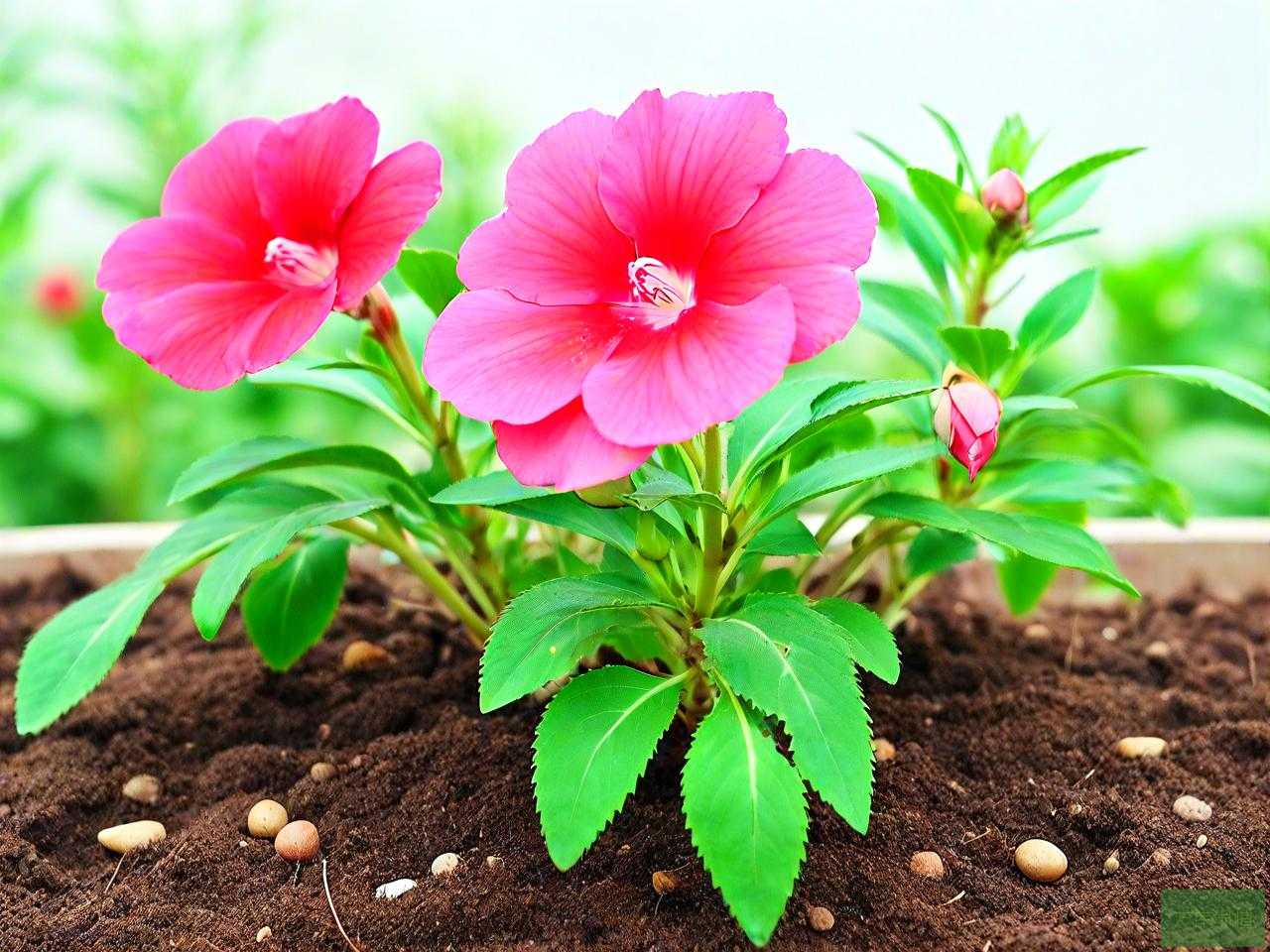 凤仙花种子的生长过程