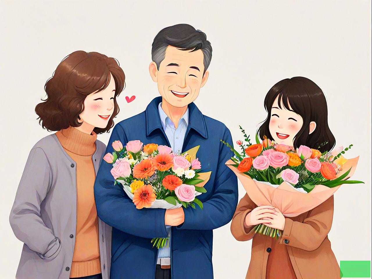 给中年男教师送什么花