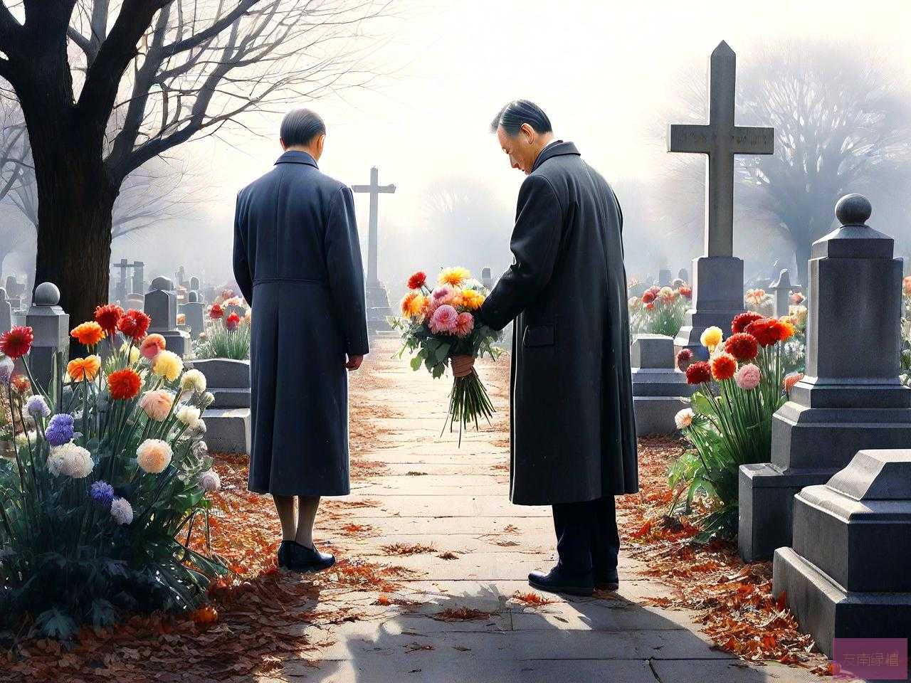 去墓地看父亲买什么花