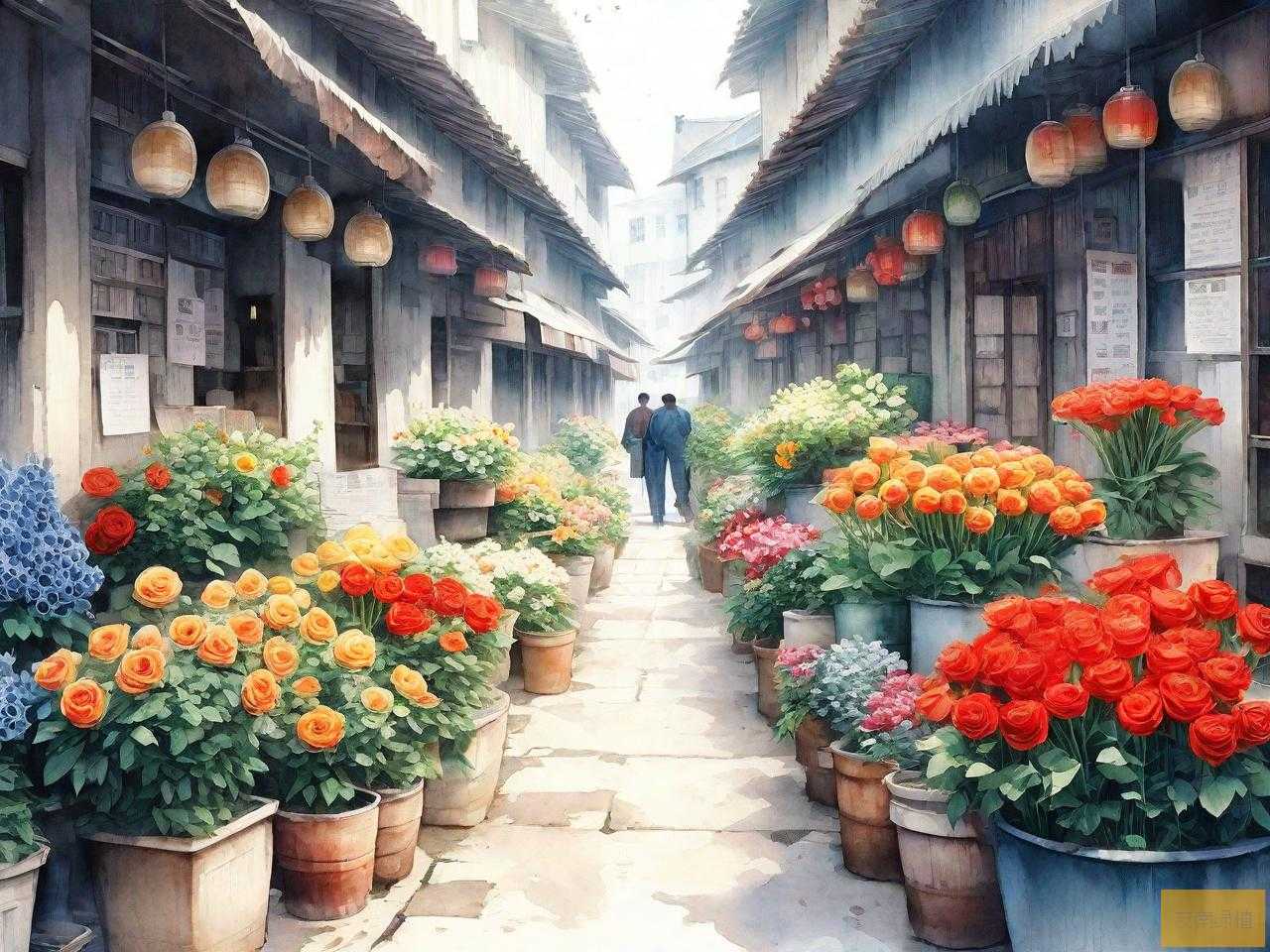 贵阳卖花市场