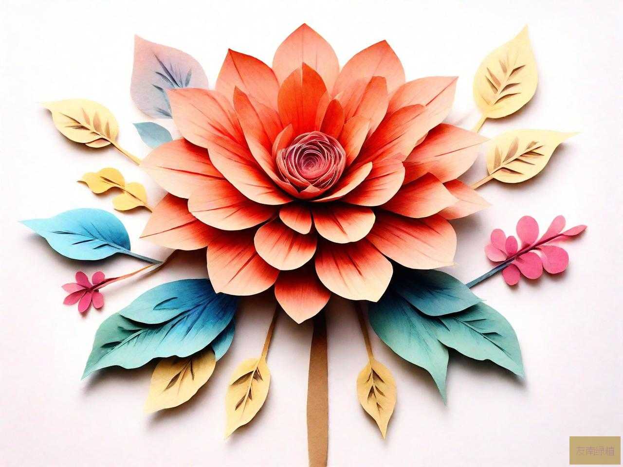 纸板手工制作花