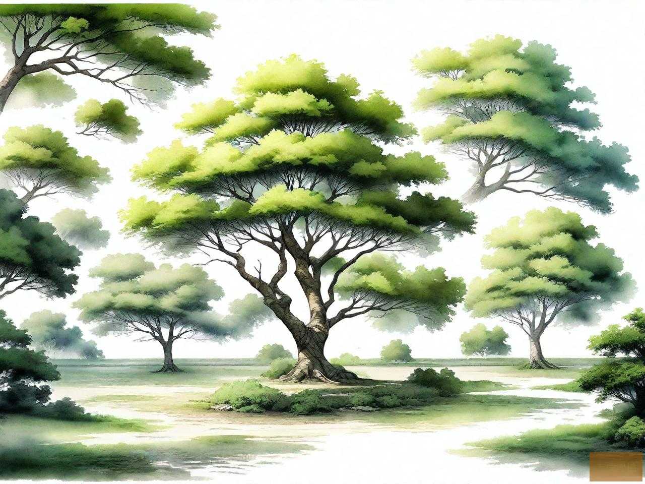 五大园林树种