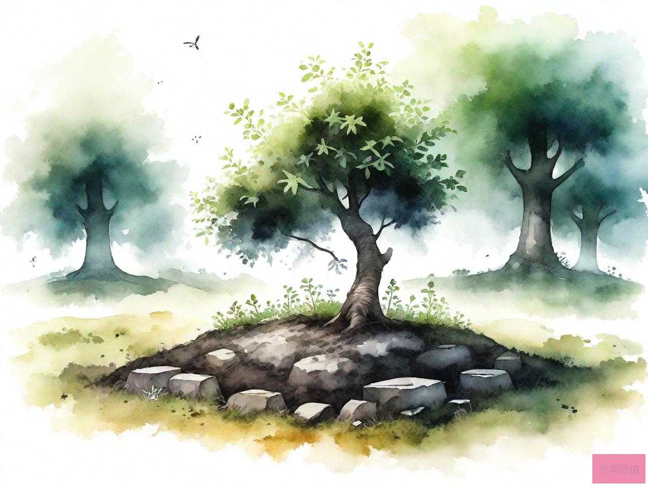 坟墓适合种什么树或花