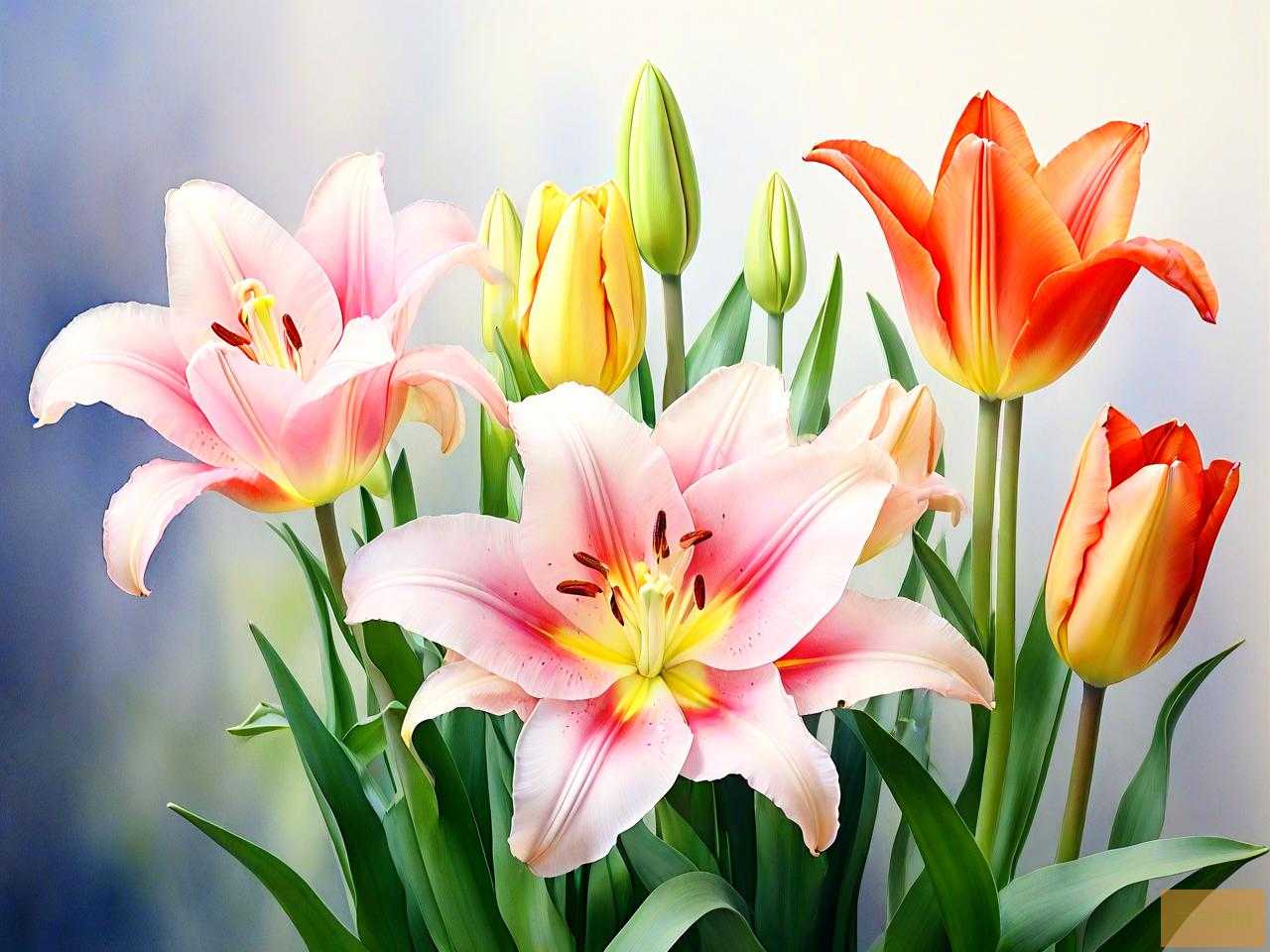 百合郁金香花语是什么