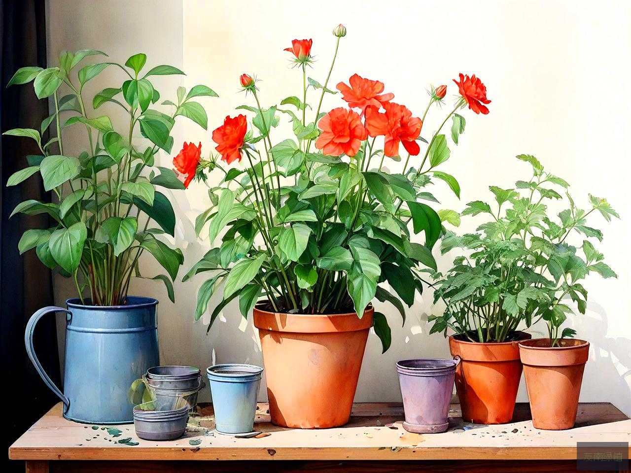 可以放室内的植物和花
