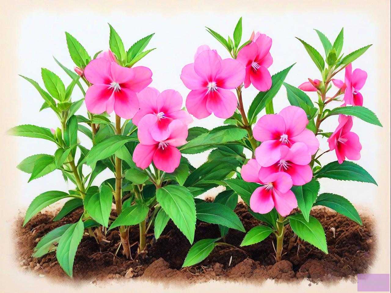 记录凤仙花的生长过程