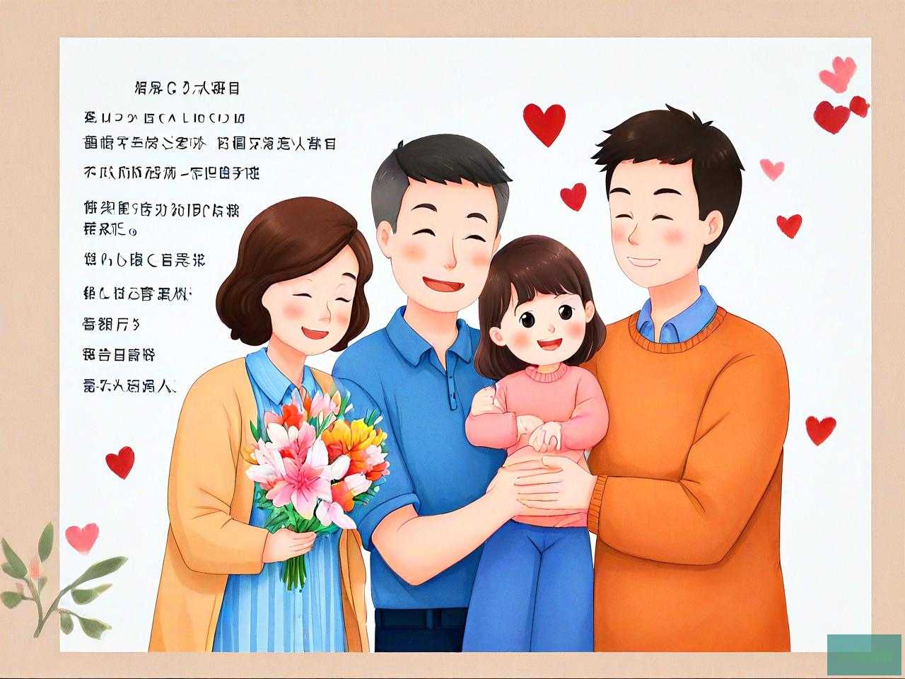 对家人感谢的话语简短