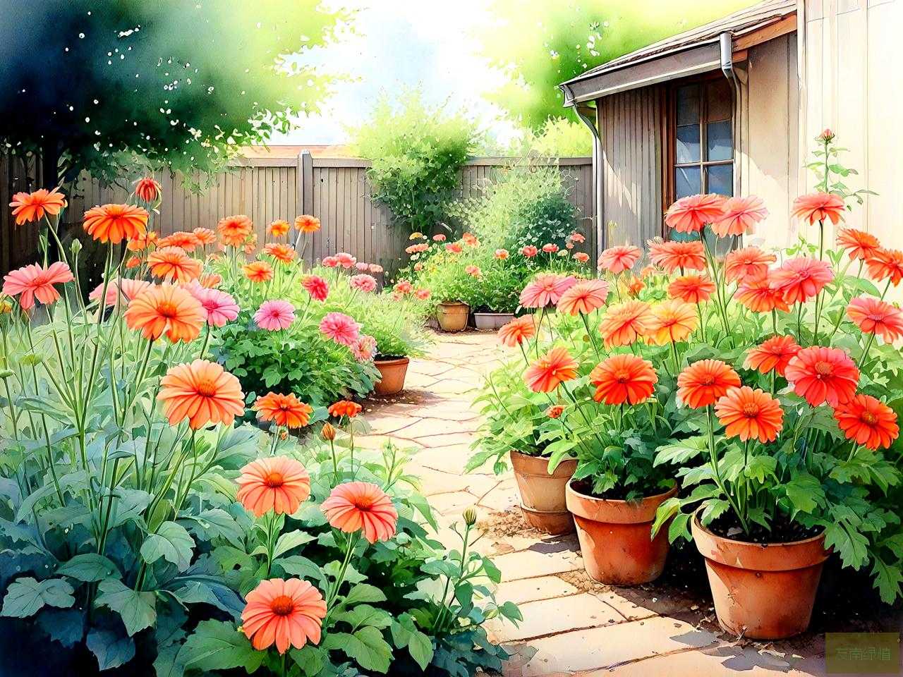 庭院花坛适合种什么花