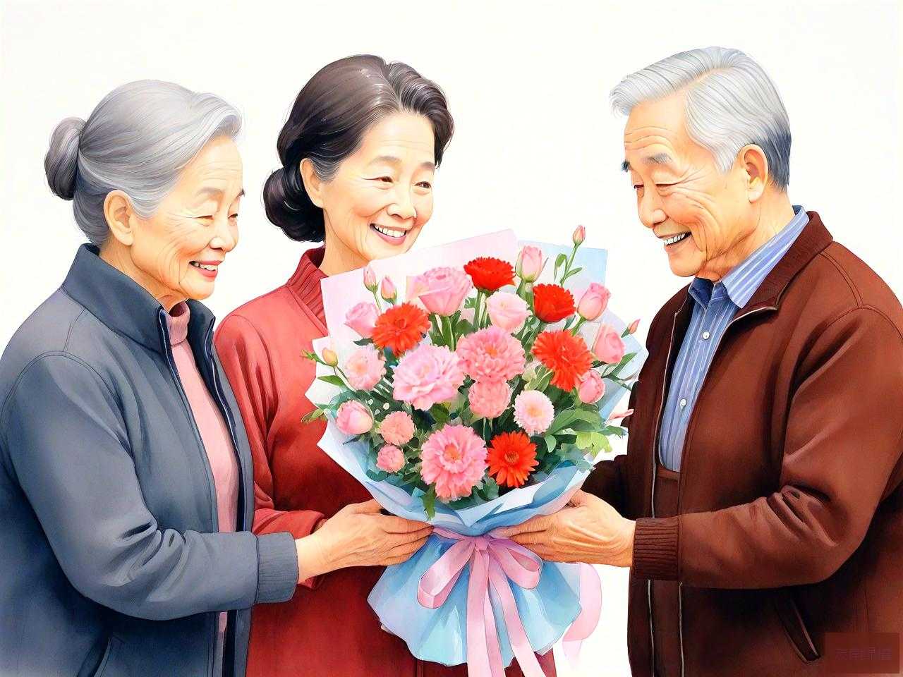 给长辈送什么生日鲜花